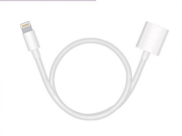 Адаптер с двумя портами Lightning на обеих сторонах для iPad Pro 9.7