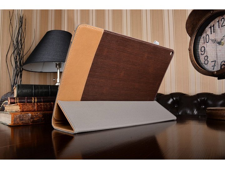 Фирменный уникальный необычный чехол-подставка для ASUS Transformer 3 T305CA (GW014T) 12.6 коричневый кожаный ..