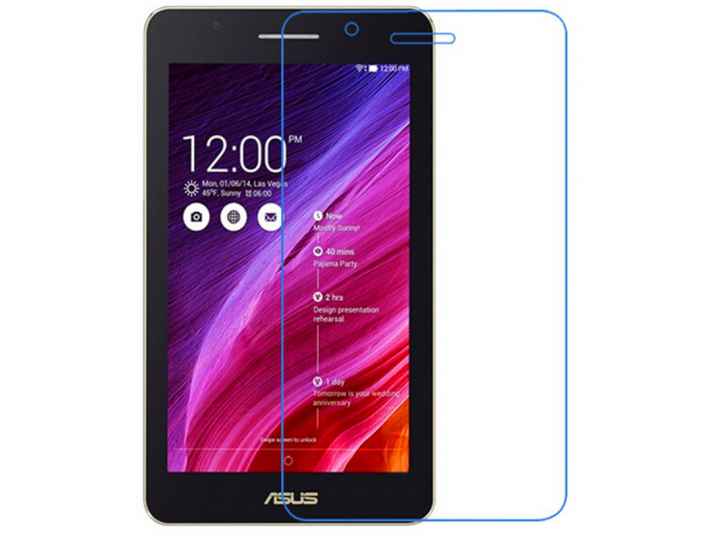 Фирменное защитное закалённое противоударное стекло для планшета Asus Fonepad 7 FE171MG/FE171CG (K01F) из каче..