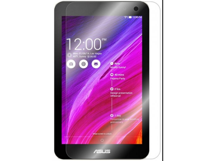 Фирменная оригинальная защитная пленка для планшета ASUS MeMO Pad 7 ME176CX model K013 матовая..