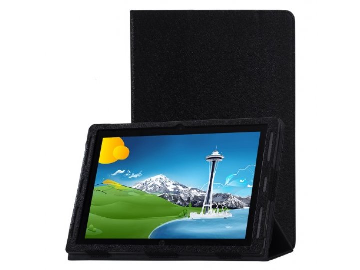 Фирменный чехол-футляр-книжка для  HP x2 210 ( G1/ L5G94EA / P5U17AA / T6T52PA) 10.1 черный кожаный..
