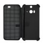 Фирменный оригинальный умный чехол Dot View flip case для HTC Butterfly 2 B810X черный