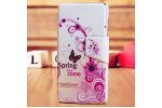 Фирменный уникальный необычный чехол-книжка для Sony Xperia Z1 Compact D5503 "тематика Бабочка с розовыми Цветами"