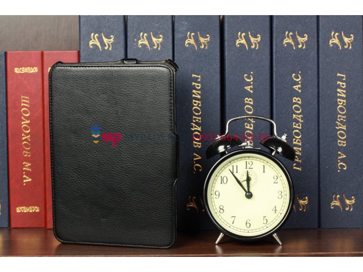 Фирменный чехол для Amazon Kindle Fire HD 7.0 черный кожаный..