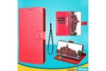 Чехол MyPads для Poco C40 с карманом для фото и карт, красный