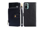 Чехол-книжка MyPads для Xiaomi Redmi Note 10/Note 10s/POCO M5s / Сяоми Редми Ноте 10s/Ноте 10/Поко M5s со шнурком (черный)