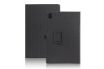 Чехол-обложка MyPads «Eclissi di lusso» для Blackview Tab 16 из качественной импортной кожи с мульти-подставкой в черном цвете