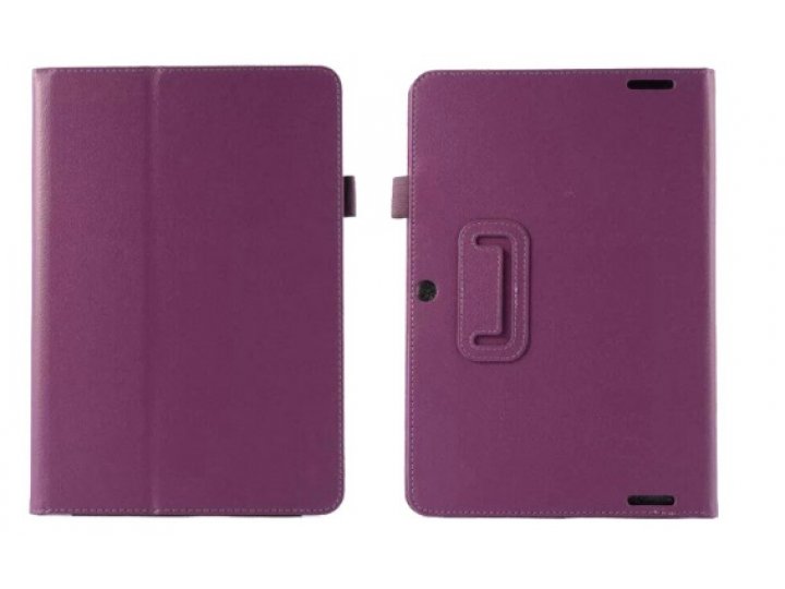 Фирменный оригинальный чехол обложка для Acer Iconia Tab A3-A20/A3-A20FHD-K76G фиолетовый кожаный..